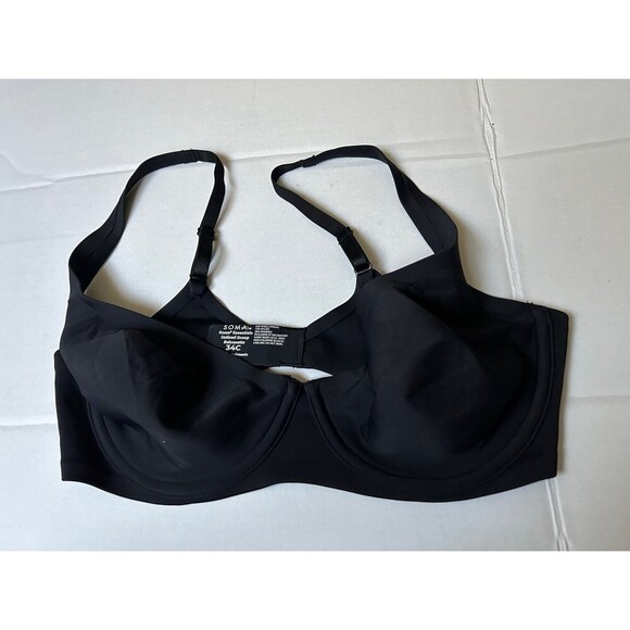 Soma Essentials unlined scoop balconette underwire bra size 34C - Picture 1 of 4